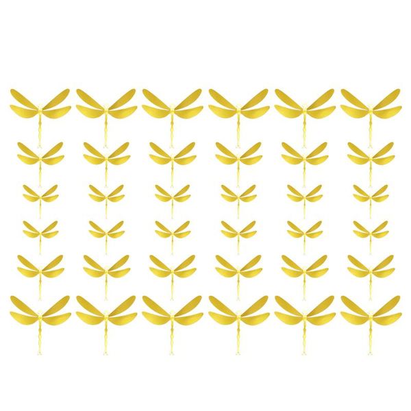 

wall stickers 36pcs dragonfly shape ornament art decor delicate