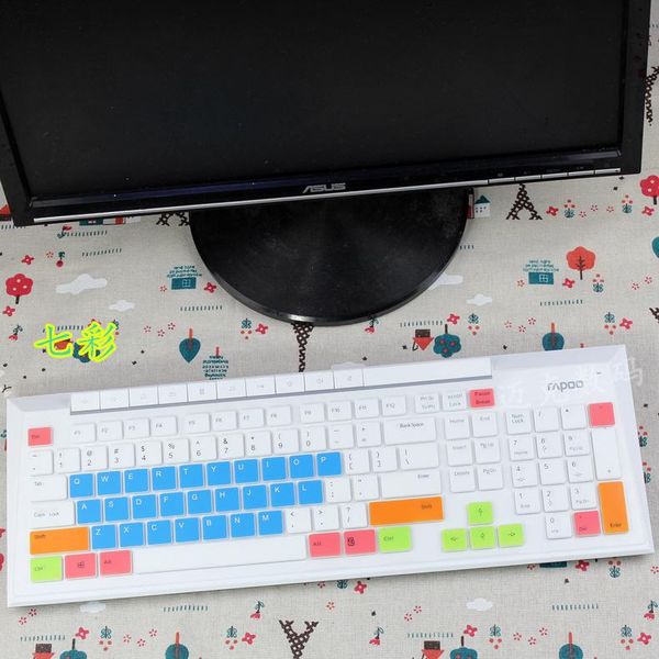 

keyboard covers colorful dustproof for rapoo x336 n7000 8200p wireless chocolate deskprotective film