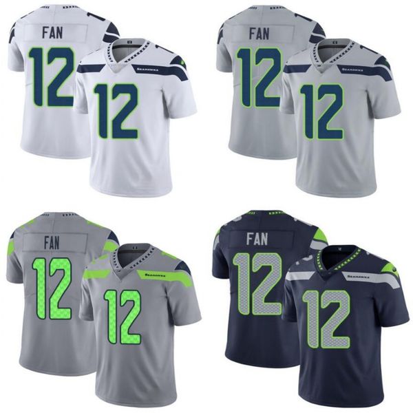 

seattle seahawks men #12 fan white women youth jersey, Black;red