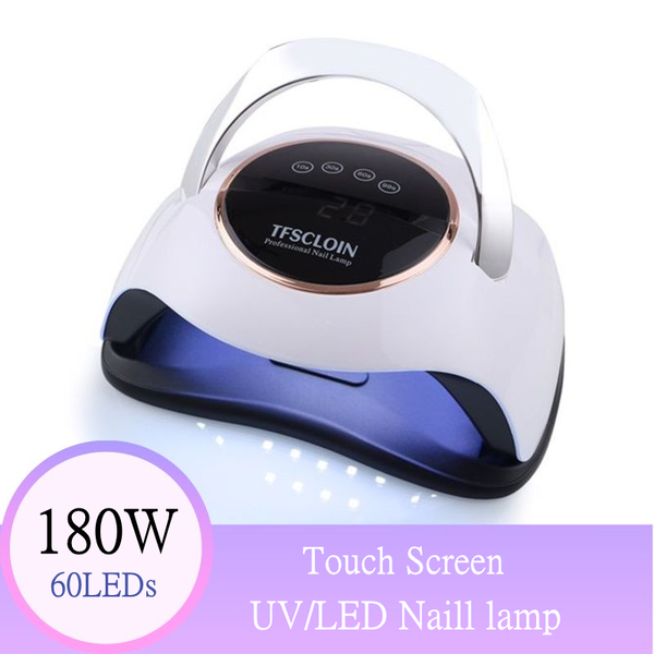 

nail dryers professional 180w touch screen dryer machine 60 leds uv led lamp salon home use gel varnish tools