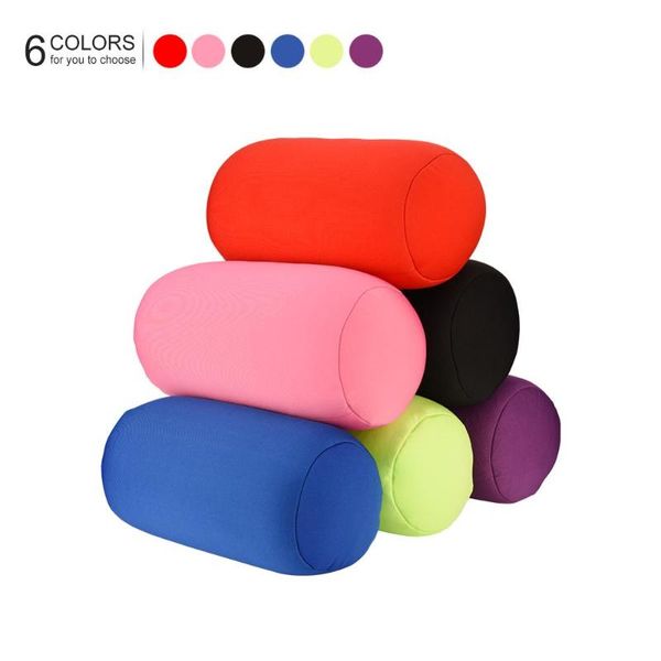 

pillow soft mini cushion microbead back sofa roll throw cozy travel home office sleep neck support