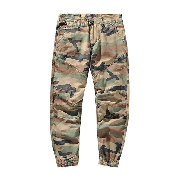 

men's pants fashion camouflage tactical cargo men casual baggy trousers streetwear military army style harem joggers clothing, Black