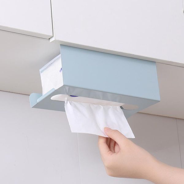 

hooks & rails japanese-style hanging tissue boxes napkin holder paper towel dispenser kitchen cabinet storage wall shelf box