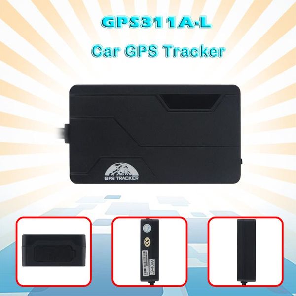 

car gps & accessories gps311a-l mini tracking device for motorcycle vechile locator add acc working/low battery/geo-fence /movement alarm
