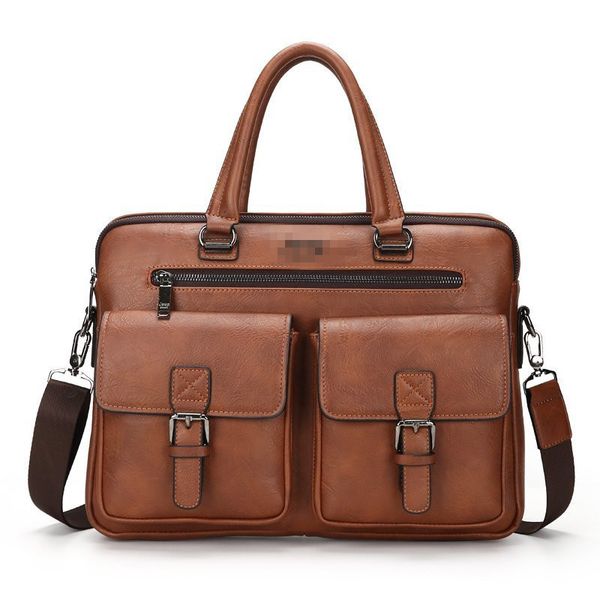 

briefcase men's big bag single shoulder handbag leisure fashion business official