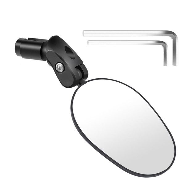 

bike groupsets 1pc cycling oval mirror for handlebar safety rear view decor