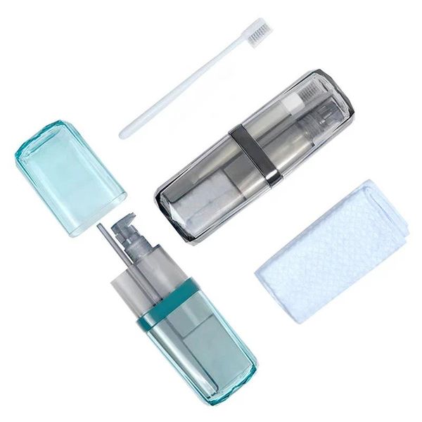 

bathroom accessories sets travel wash cup set portable toothbrush holder toiletries storage box organizer bath accessory