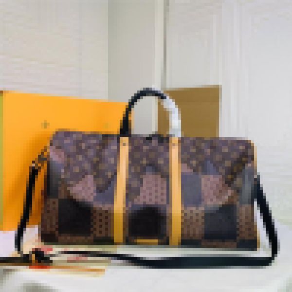 

nigo keepall 45 travel duffle bag n40360 checkerboard damier size: 45*27*20