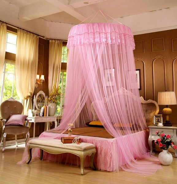

mosquito net princess style ceiling dome net, dense hanging type floor