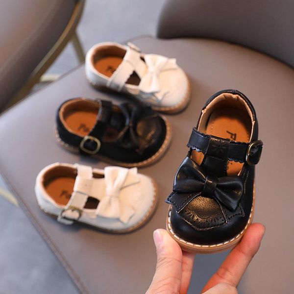 

first walkers autumn baby girls leather shoes bow princess toddler children