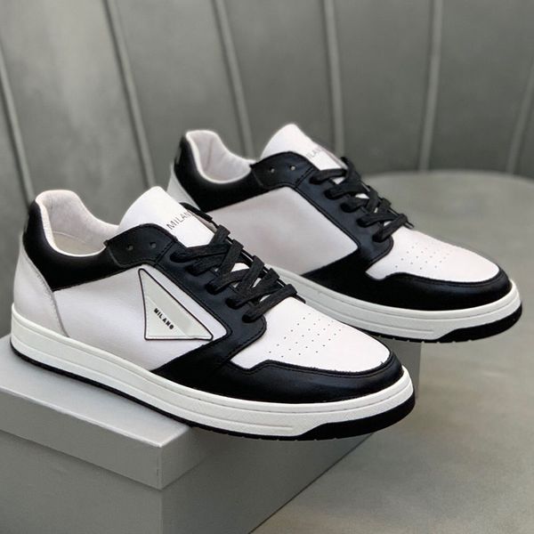 Sapatos casuais masculinos preto e branco combinando solas decoração moda estilo simples masculino diariamente condução ao ar livre