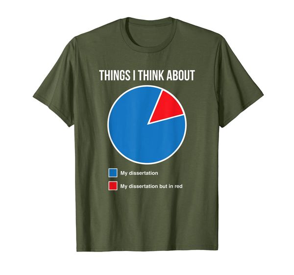 

Think About Dissertation Pie Chart T-Shirt, Mainly pictures