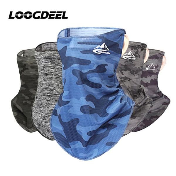 

cycling caps & masks loogdeel ice silk sunscreen headgear hanging ear bandana comfortable quick-drying skin-friendly outdoor sport headwear, Black