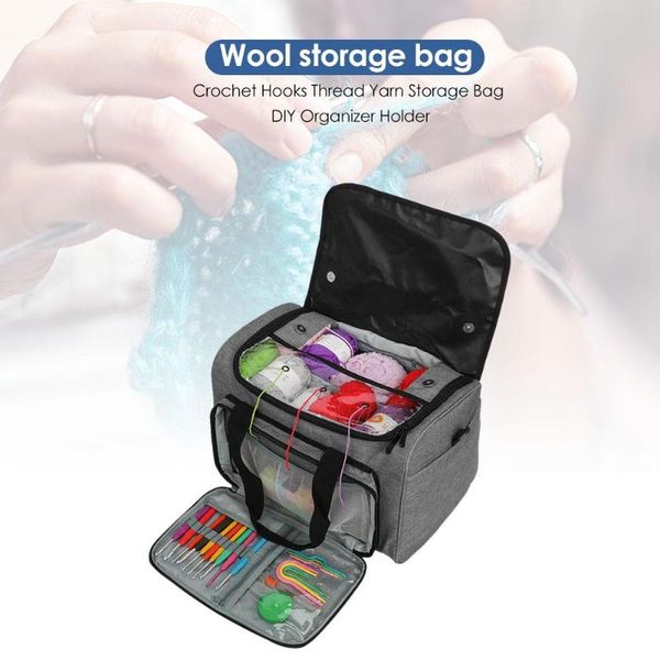 

other arts and crafts storage bag for crochet knitting accessory hooks thread diy convenient holder wool brooch sewing box