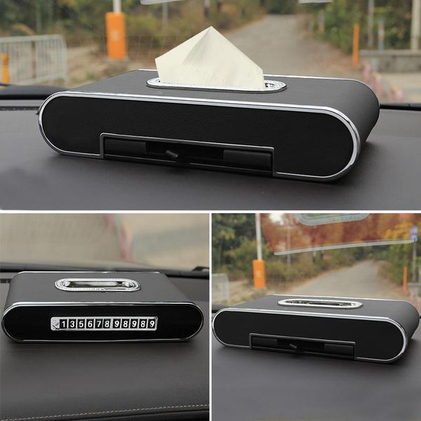 

tissue boxes & napkins cute creative box cover car container vintage leather black cajas decorativas storage napkin ea60zj
