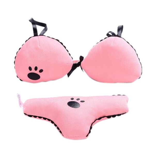 

dog toys & chews pets bikini shaped plush soft squeaky gifts for puppy