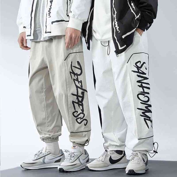 

new hip hop sports pants for men in 2021 spring, Black