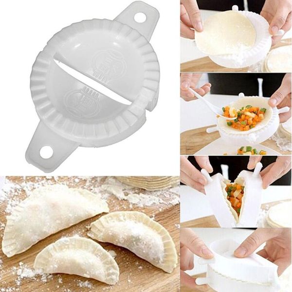 

3pcs kitchen plastic dough press maker dumpling pie ravioli making mold mould support storage bags