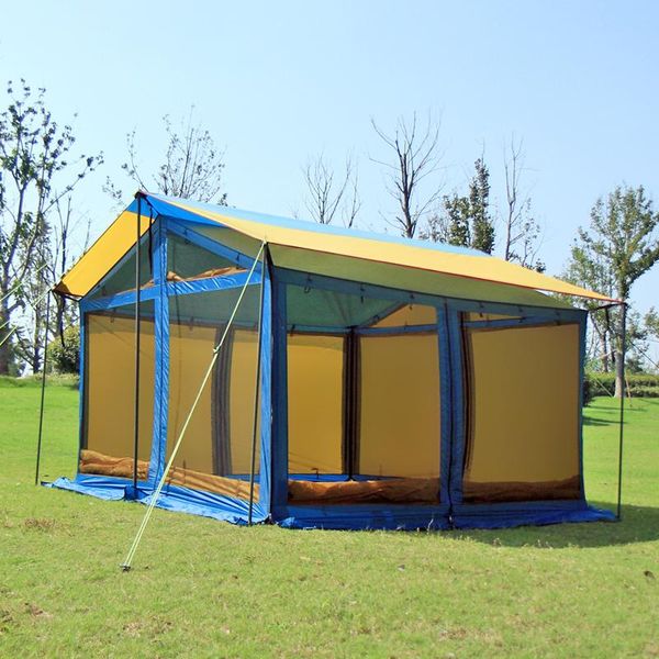 

large camping tent outdoors 5-8 persons multiplayer waterproof for fishing hunting adventure and family party tents shelters