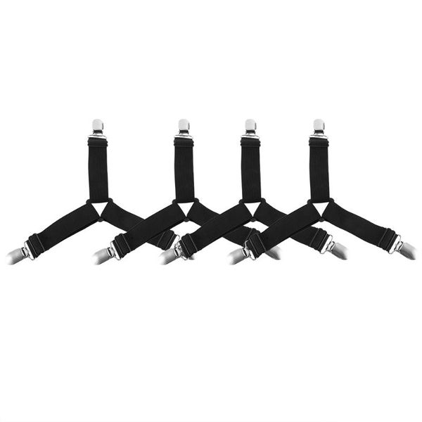 

clothing & wardrobe storage bed sheet fasteners,4pcs adjustable triangle elastic suspenders gripper holder straps clip for sheets,mattress c