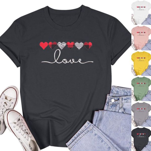 

women's t-shirt multi-color printed short-sleeved women casual letters print shirt o-neck short sleeve tee tunic, White