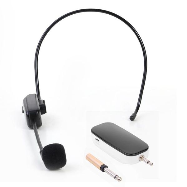 

wireless microphone headset with receiver uhf digital chip mic system for voice stage speakers teach microphones