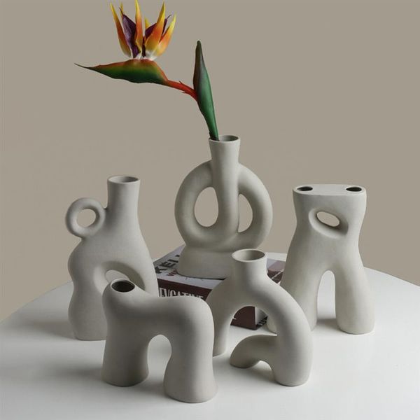 

vases 1pc creative ceramic vase deskdecor flower arrangement