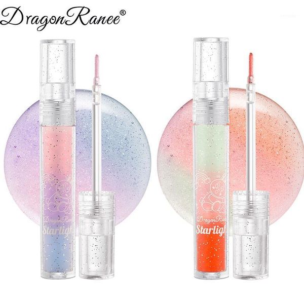 

diamond glitter glass lip oil for care remove dead skin gradient appearance long lasting starry fruit gloss am2021