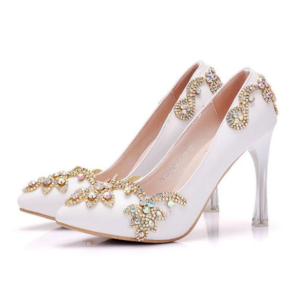 

dress shoes high heeled women wedding bridesmaid banquet diamond heels shoe, Black