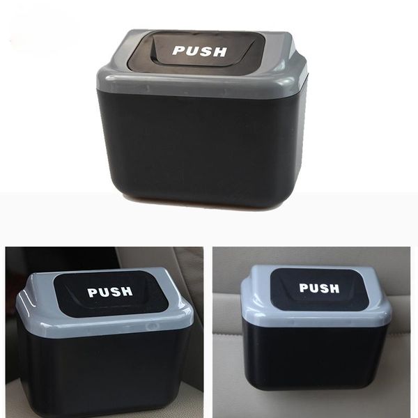 

other interior accessories car trash can garbage gray bin auto organizer storage box rubbish gargage holder for lada accessorie
