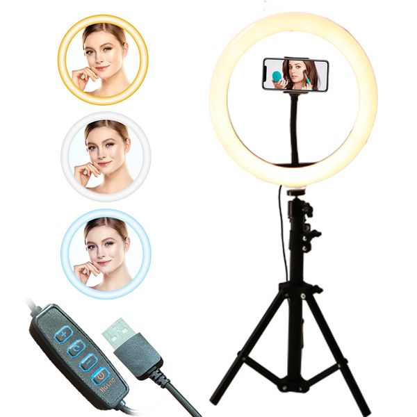 

selfie stand tripod with led dimmable beauty ring fill light pgraphy tripod stand for youtube makeup video live stang ring