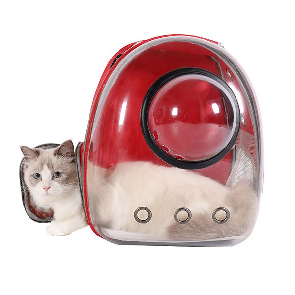 

Space Portable Cat Transparent Dog Backpack Carrying Pet Out Bag
