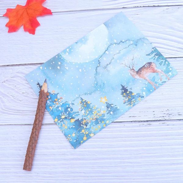 

15pcs christmas simple envelope greeting adorable for festive gift wrap