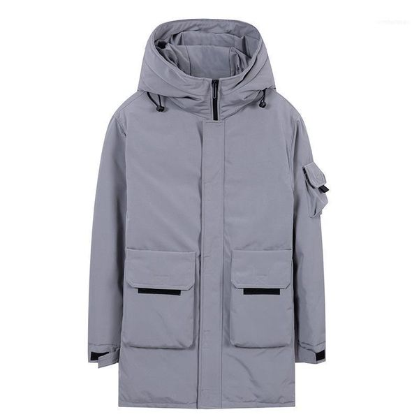 Piumino da uomo Parka Cappotto invernale da uomo Cappotti d'anatra bianchi Felpe con cappuccio calde Giacca lunga Giacca russa di alta qualità1