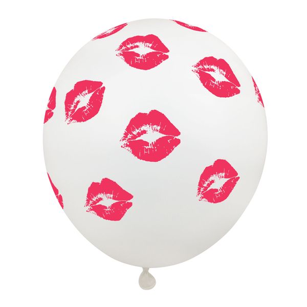 100 Stück Luftballons, Kusslippen, Folienballons, Party-Dekoration, romantische Form, Mylar-Ballon für Valentinstag, Hochzeit, Heiratsantrag, Verlobung, Dekoration, 30,5 cm, 1222118