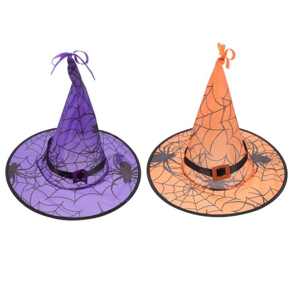 

party hats 2pcs carnival luminous witch hat prom decorative supplies