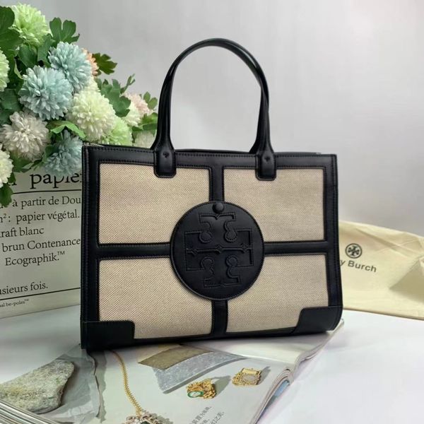 

tb tote bag contrast color mommy shopping bag