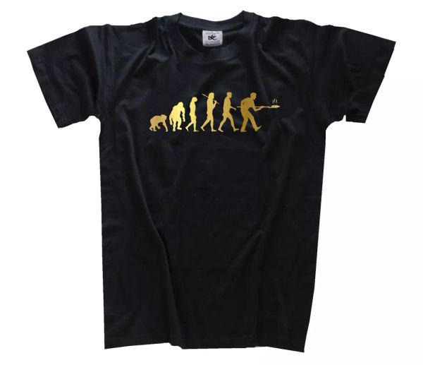 

gold edition baker bakery bakery baking evolution t-shirt s-xxxl, White;black