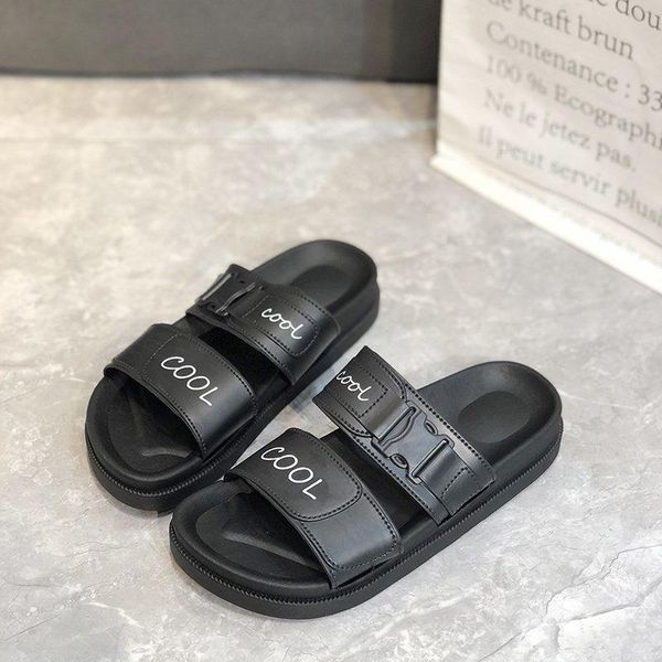 

summer ladies sandals and slippers increase thick-soled shoes women's non-slip wear-resistant breathable beach, Black