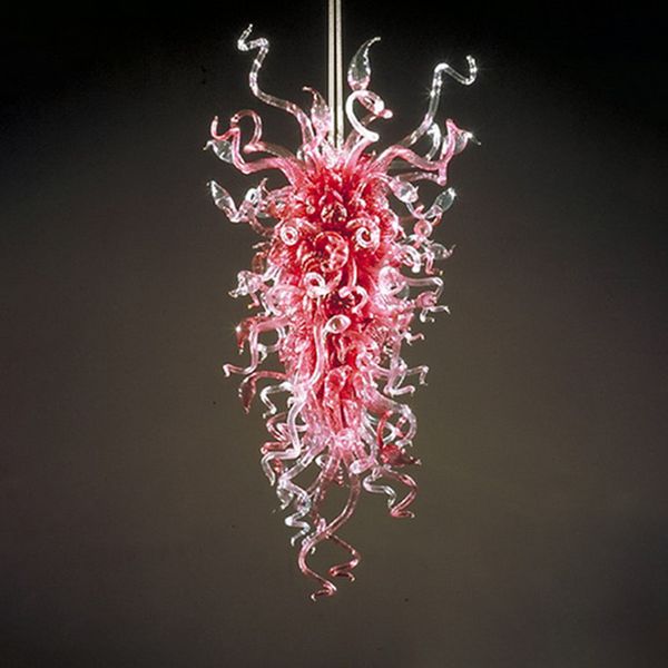 

modern lamps creative crystal hand blown glass chandelier style red color 24x48 inches for home bedroom dining living room l lobby art decor