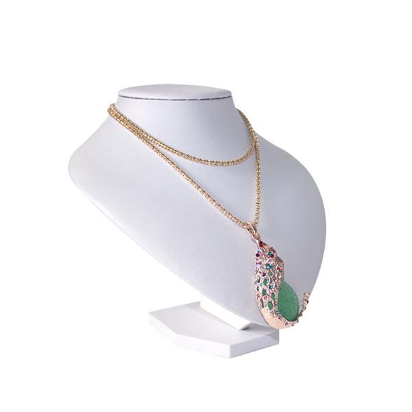 

jewelry pouches, bags storage display stand necklace velvet mannequin show decorate pendant multi-purpose holder ornament soft shop rack, Pink;blue