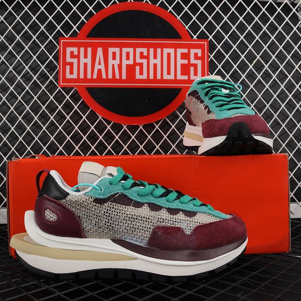 

sport trainer basketball shoes retro sneakers waffles fuchsia game royal red neptune green black white yellow ld new arrival wholesal chauss