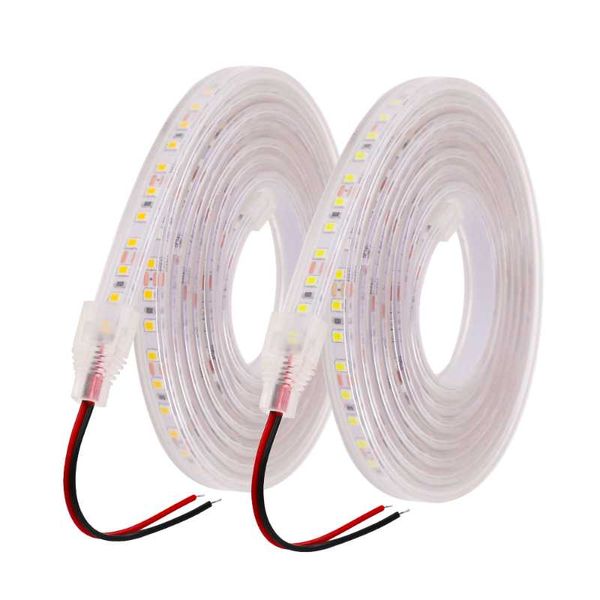 

strips 2835 led strip light 12v 24v 120leds/m ip67 tube waterproof flexible lights 0.5m 1m 2m 3m 4m 5m tape lamp