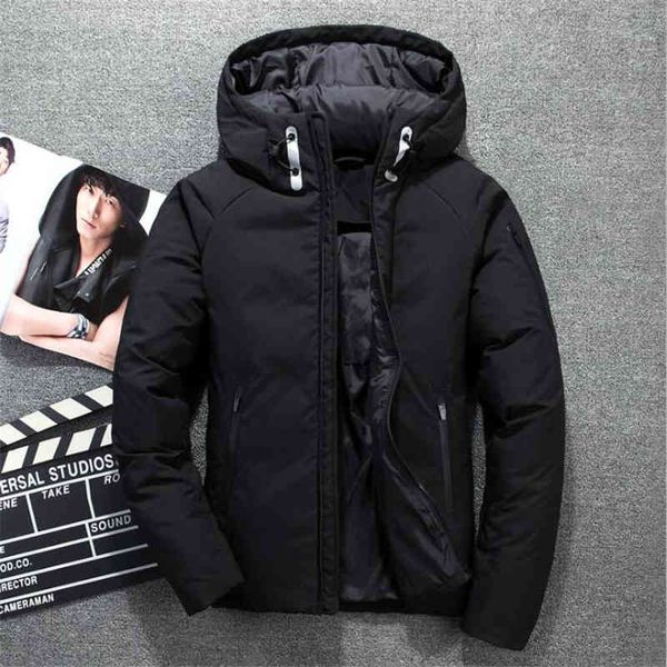 

men's down et winter ets leisure brand warm ski men coat fac 05, Black
