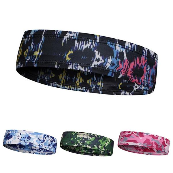 

cycling caps & masks headband sport women running hair band fitness anti-slip, Black