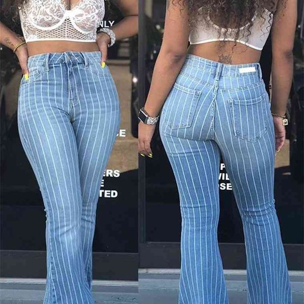 

flare jeans women ripped wide leg denim trousers vintage bell bottom jeans high waist pants ladies push up calca, Blue
