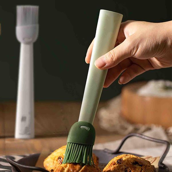 

tools & accessories silicone oil brush detachable flexible heat resistant kitchen bar cake baking utensil supplies