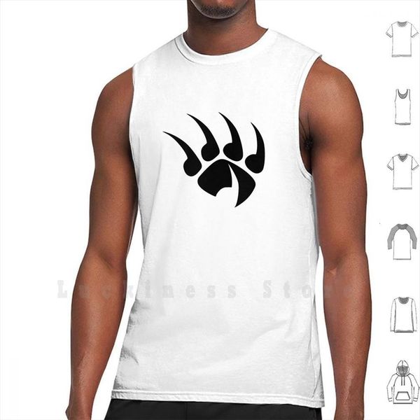 

badger claw tank vest 100% cotton comics hero karate superhero, White;black