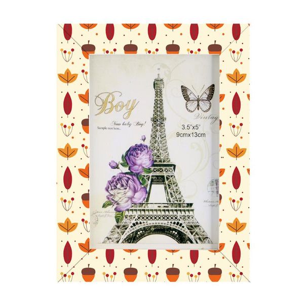 

pine pattern wooden po frame table home diy decoration high-quality 5-10inch modern picture frames gift present