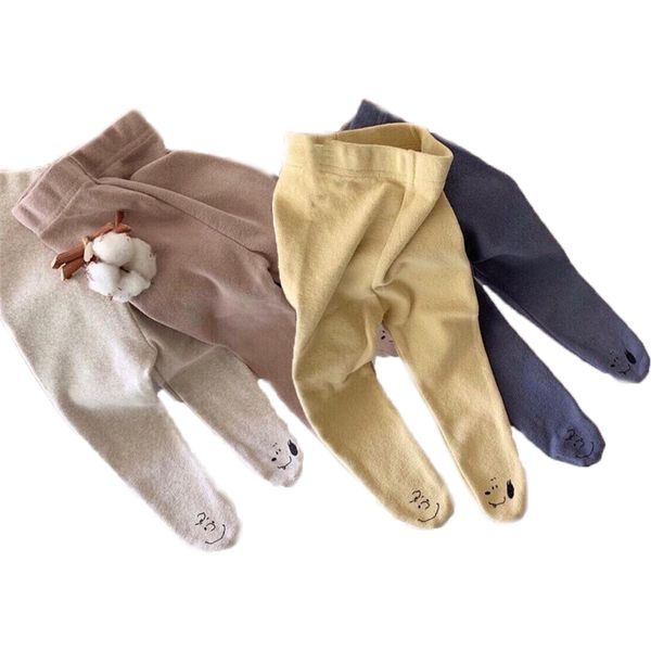 Ragazze carine Collant invernali / primaverili Collant per bambini Calze Cotone Bambini Neonati maschi Collant Calze Collant per bambini Per 0-2 Y 210413